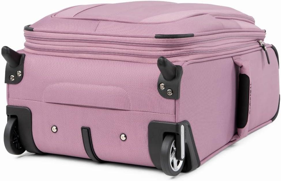 imageTravelpro Maxlite 5 Softside Expandable Upright 2 Wheel Carryon Luggage Lightweight 20Inch BlackOrchid Pink Purple