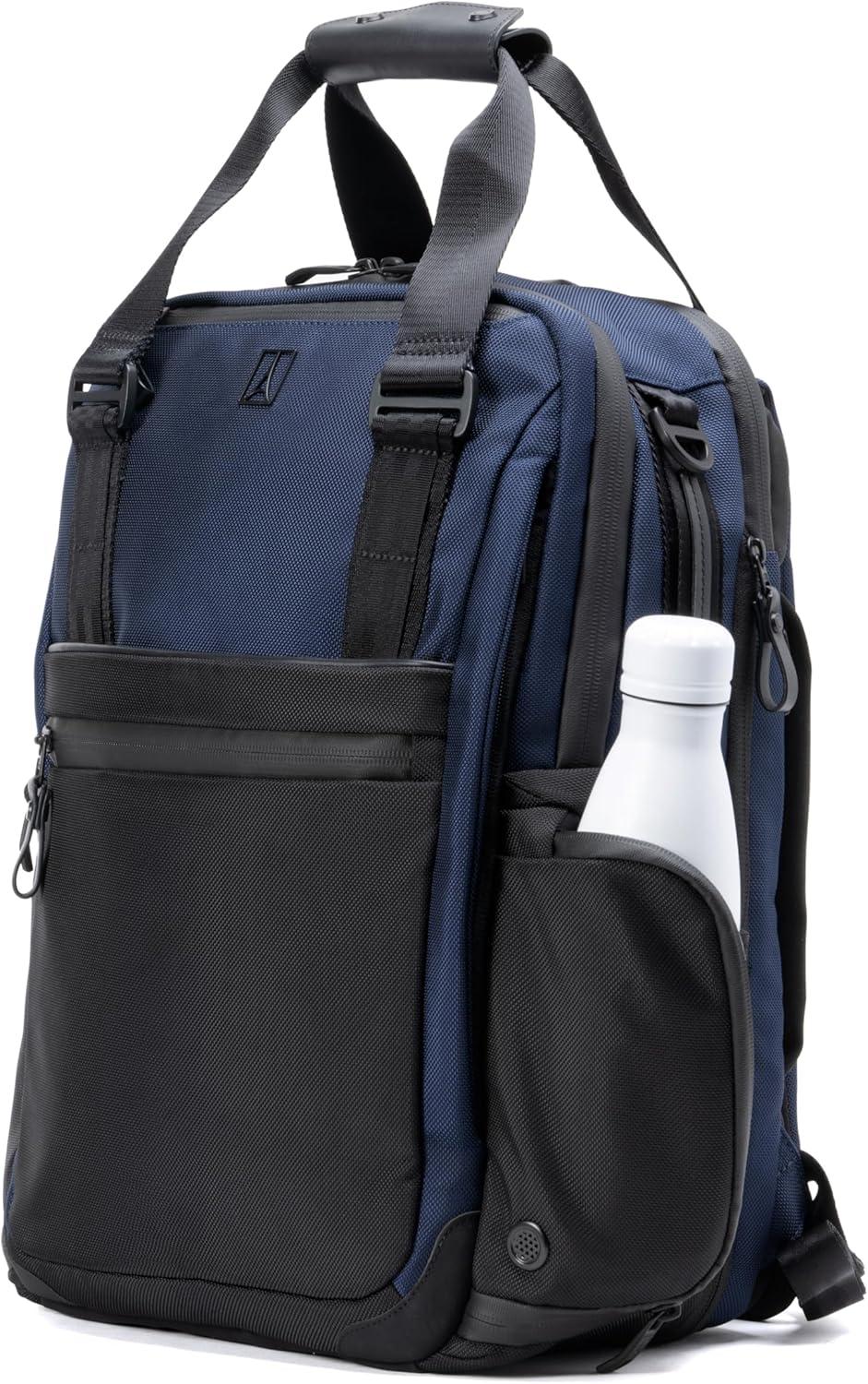 imageTravelpro Altitude Medium Expandable Travel Laptop Backpack 2530L 16 Inch Laptop Water Resistant Work Business Men and Women Falcon GreyAviator Navy