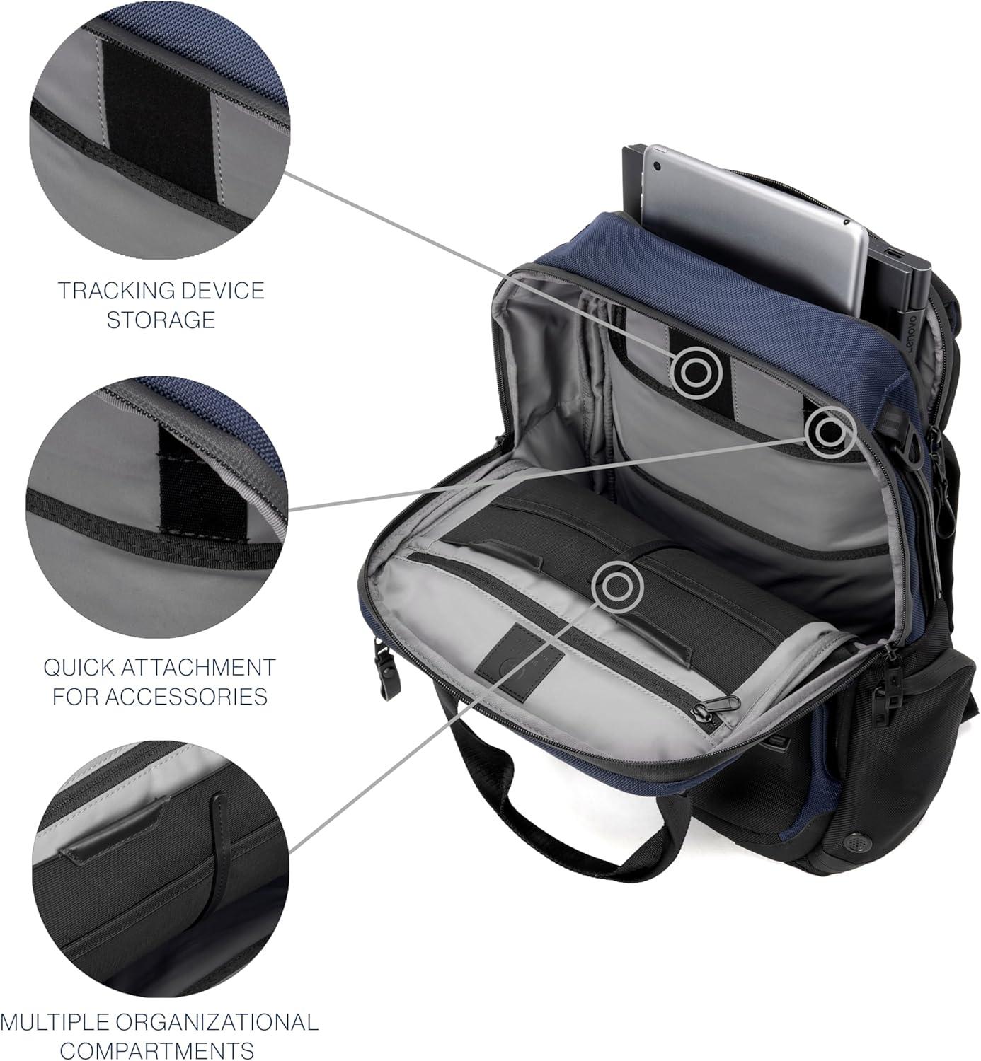 imageTravelpro Altitude Medium Expandable Travel Laptop Backpack 2530L 16 Inch Laptop Water Resistant Work Business Men and Women Falcon GreyAviator Navy