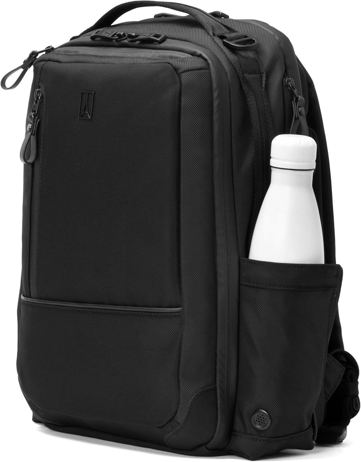 imageTravelpro Altitude Slim Expandable Travel Laptop Backpack 2024L 16 Inch Laptop Water Resistant Work Business Men and Women Stellar NavyGreyJet Black