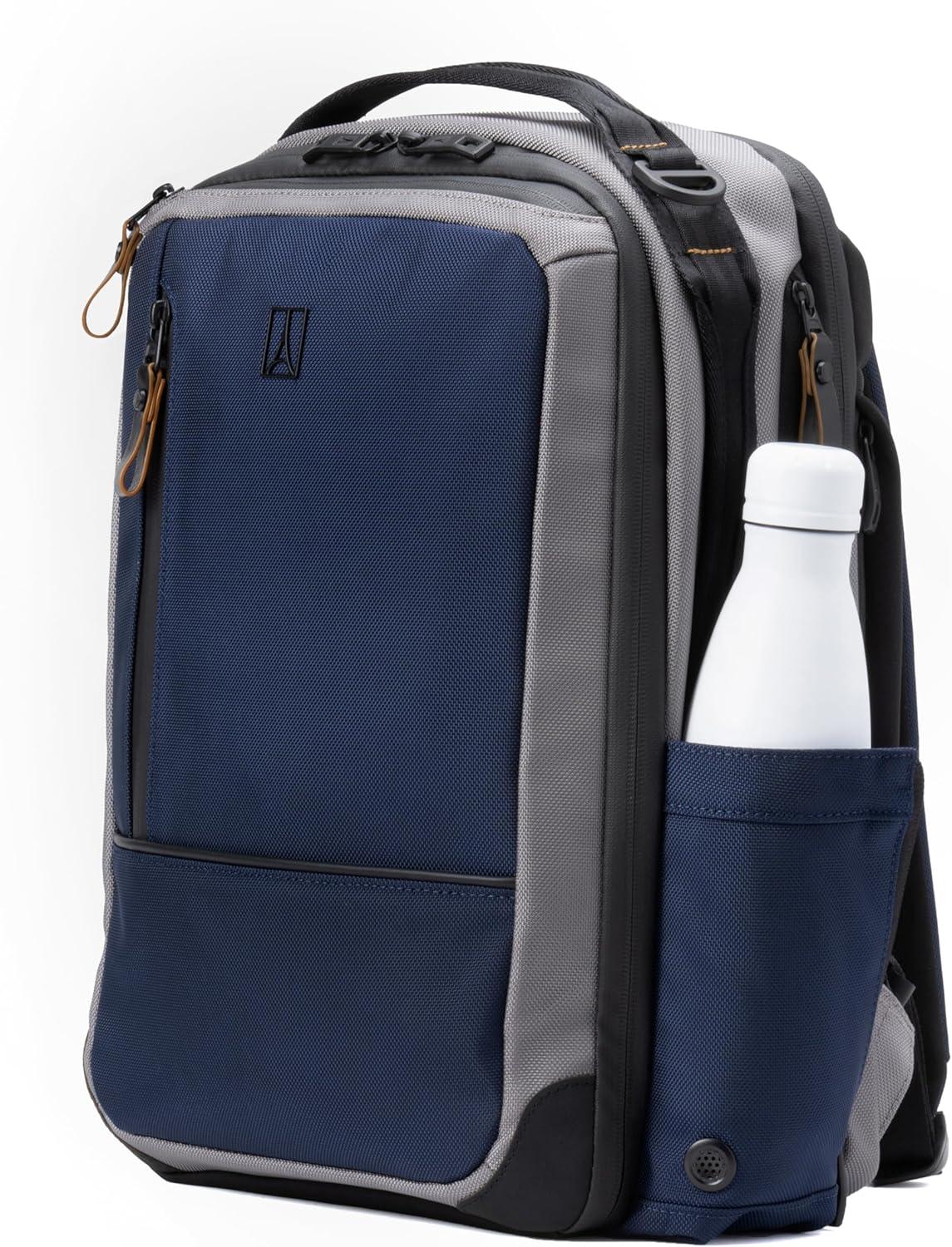 imageTravelpro Altitude Slim Expandable Travel Laptop Backpack 2024L 16 Inch Laptop Water Resistant Work Business Men and Women Stellar NavyGreyStellar NavyGrey