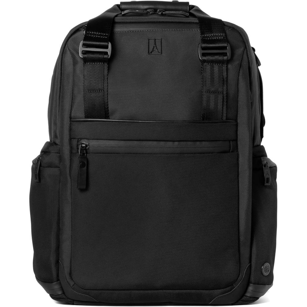 imageTravelpro Altitude Medium Expandable Travel Laptop Backpack 2530L 16 Inch Laptop Water Resistant Work Business Men and Women Falcon GreyJet Black