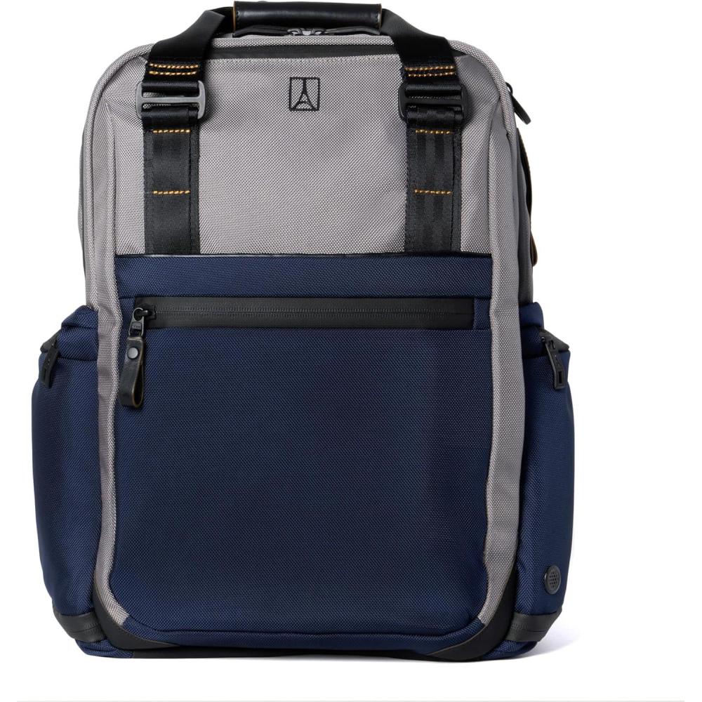 imageTravelpro Altitude Medium Expandable Travel Laptop Backpack 2530L 16 Inch Laptop Water Resistant Work Business Men and Women Falcon GreyStellar NavyGrey