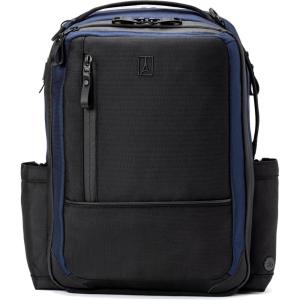 Travelpro Altitude Slim Expandable Travel Laptop Backpack 20-24L, 16 Inch Laptop, Water Resistant, Work, Business, Men and Women, Stellar Navy/Grey(Aviator Navy)