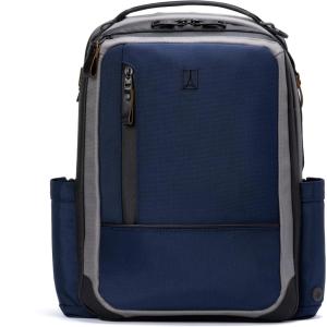 Travelpro Altitude Slim Expandable Travel Laptop Backpack 20-24L, 16 Inch Laptop, Water Resistant, Work, Business, Men and Women, Stellar Navy/Grey(Stellar Navy/Grey)