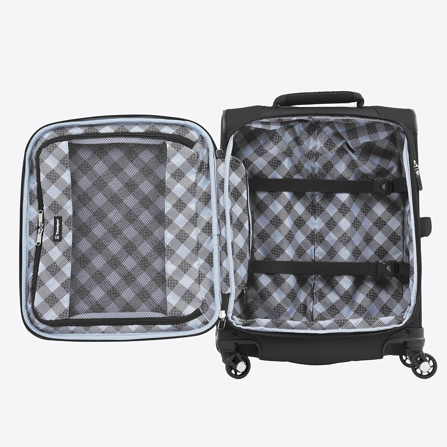 imageTravelpro Maxlite 5 3PC Set Intl CarryOn amp 29 Exp Spinners with Travel Pillow BlackBlack