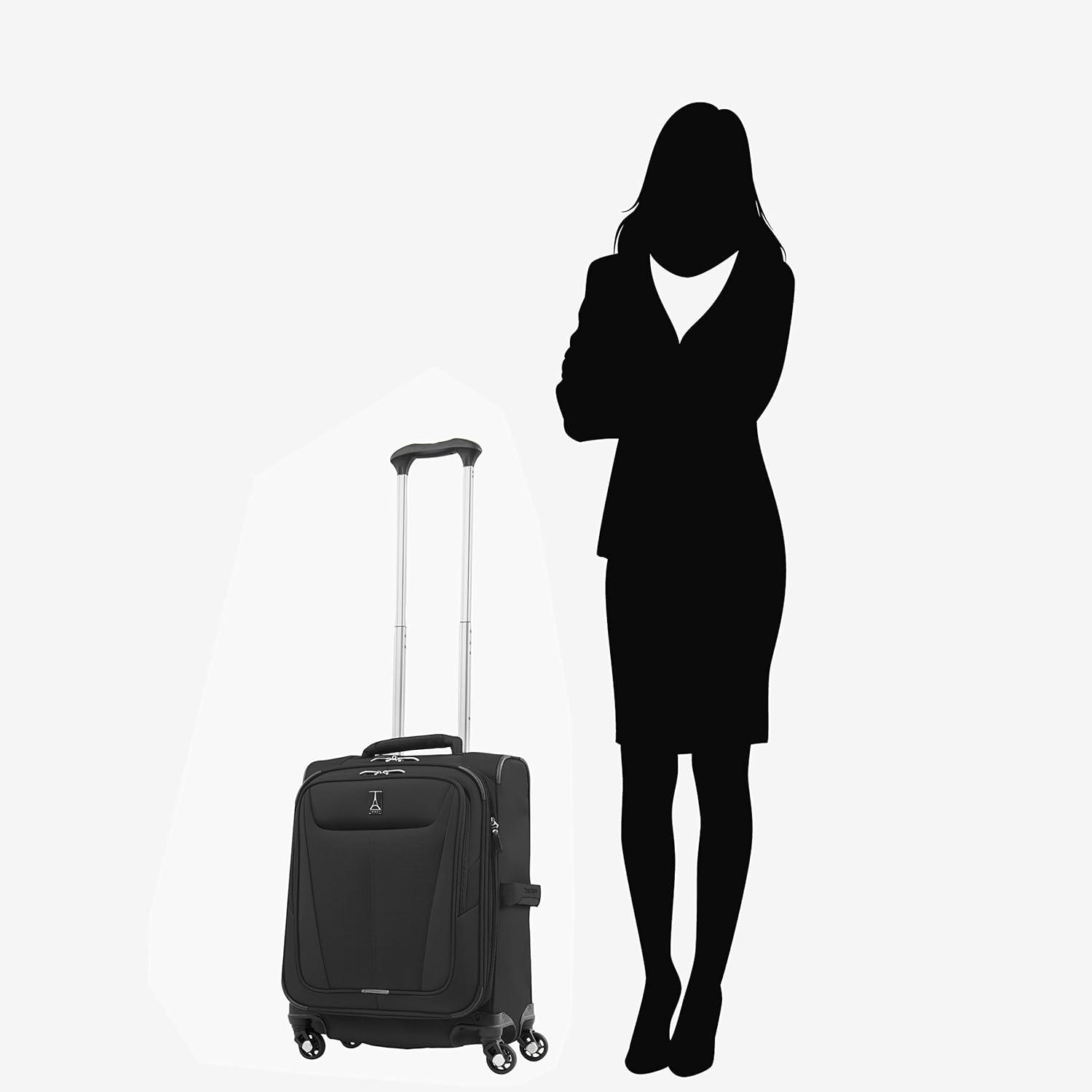 imageTravelpro Maxlite 5 3PC Set Intl CarryOn amp 29 Exp Spinners with Travel Pillow BlackBlack