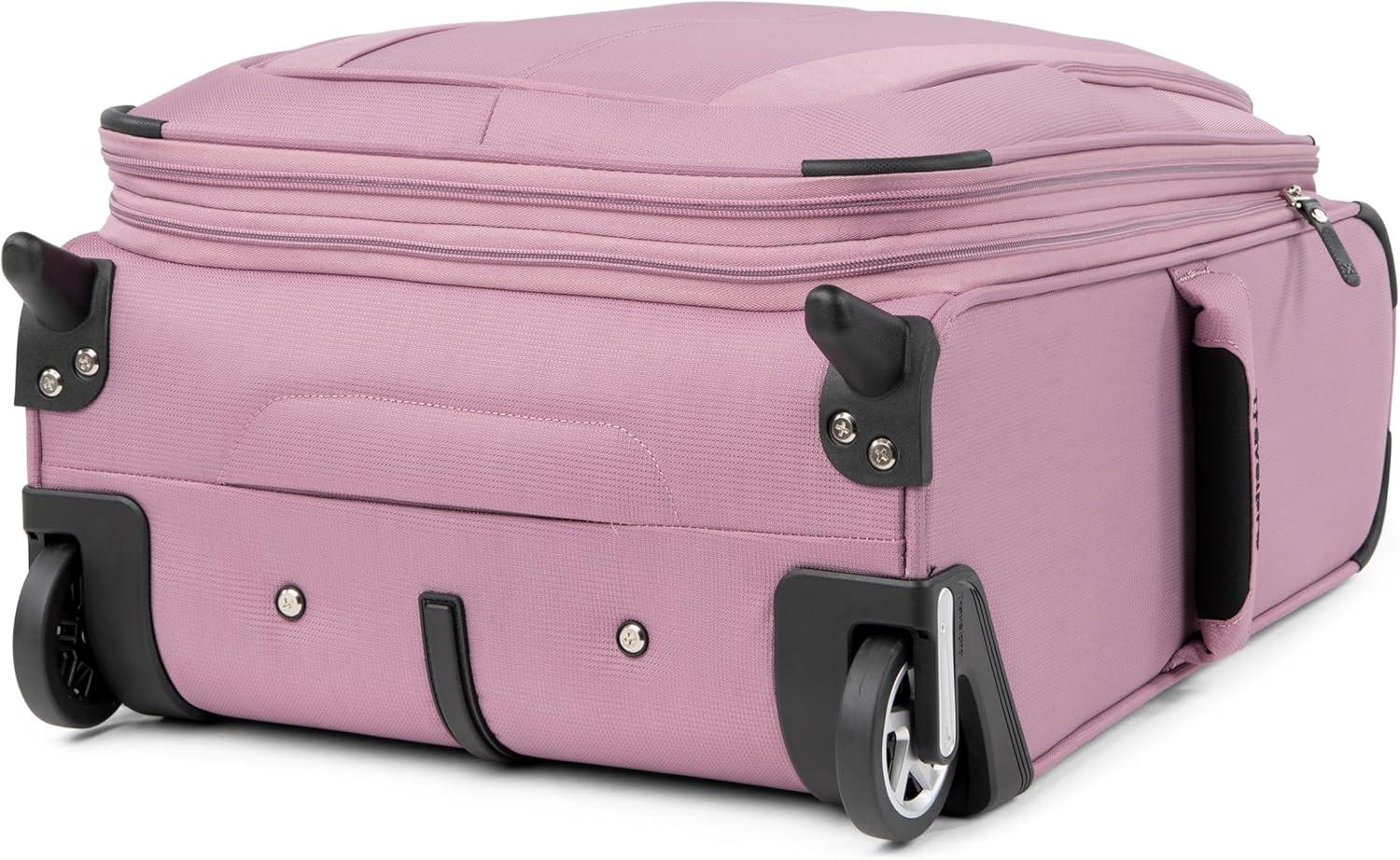 imageTravelpro Maxlite 5 Softside Expandable Upright 2 Wheel Carryon Luggage Lightweight 21Inch BlackOrchid Pink Purple