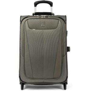 Travelpro Maxlite 5 Softside Expandable Upright 2 Wheel Carry-on Luggage, Lightweight, 21-Inch – Black(Slate Green)
