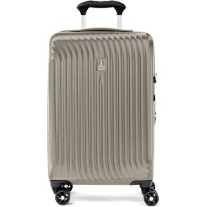 Travelpro Maxlite Air Hardside Expandable Checked Luggage, 8 Spinner Wheels, Lightweight Hard Shell Polycarbonate Suitcase, Ensign Blue, Checked Medium 25-Inch(Champagne)