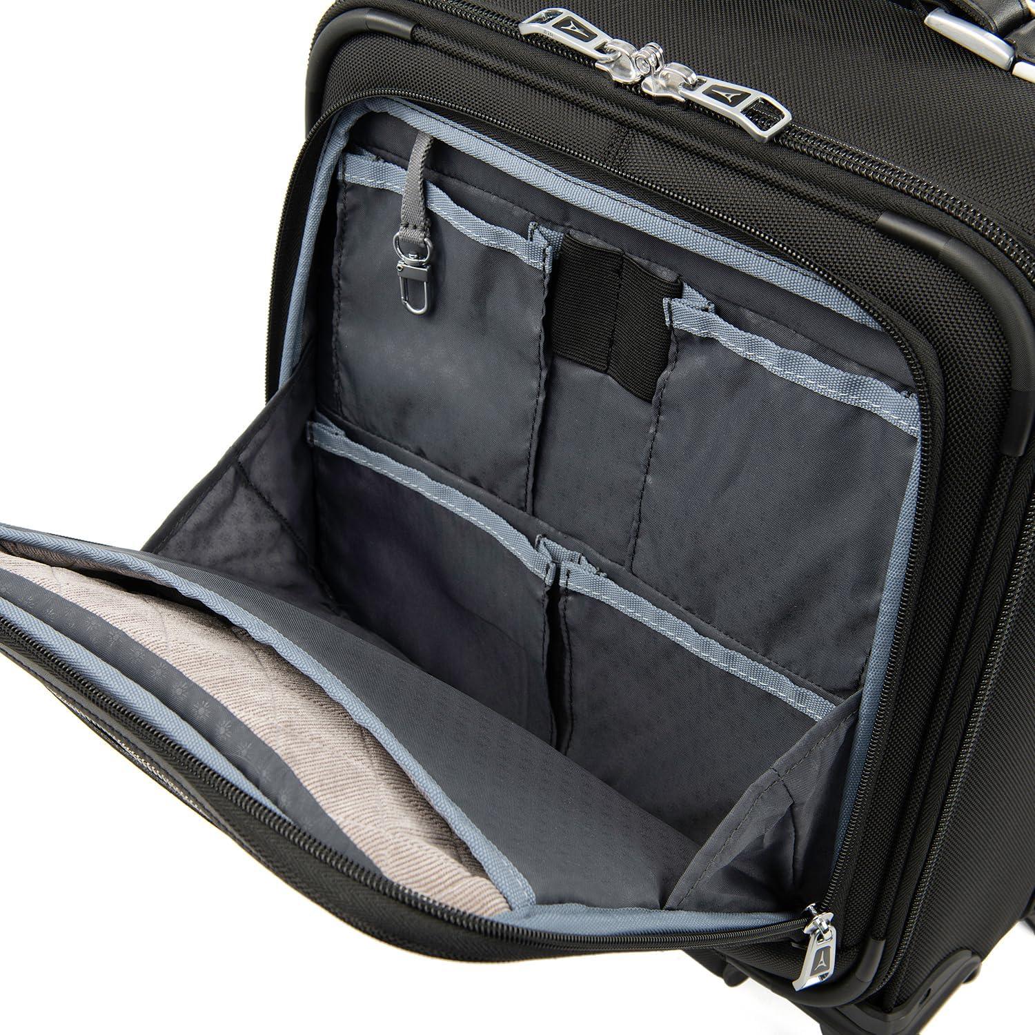 imageTravelpro Platinum Elite Underseat Spinner Tote Bag with USB PortShadow Black