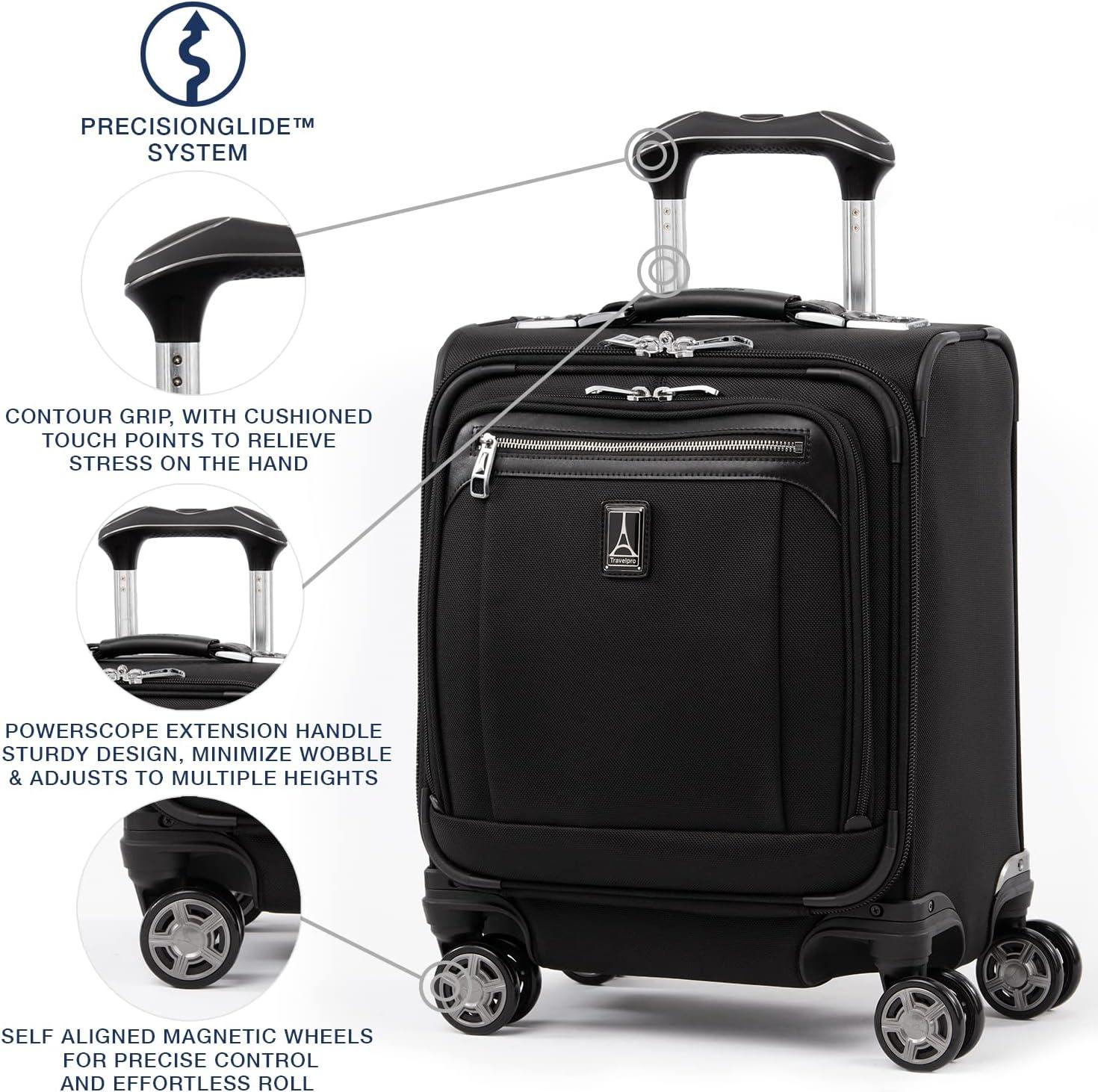 imageTravelpro Platinum Elite Underseat Spinner Tote Bag with USB PortShadow Black