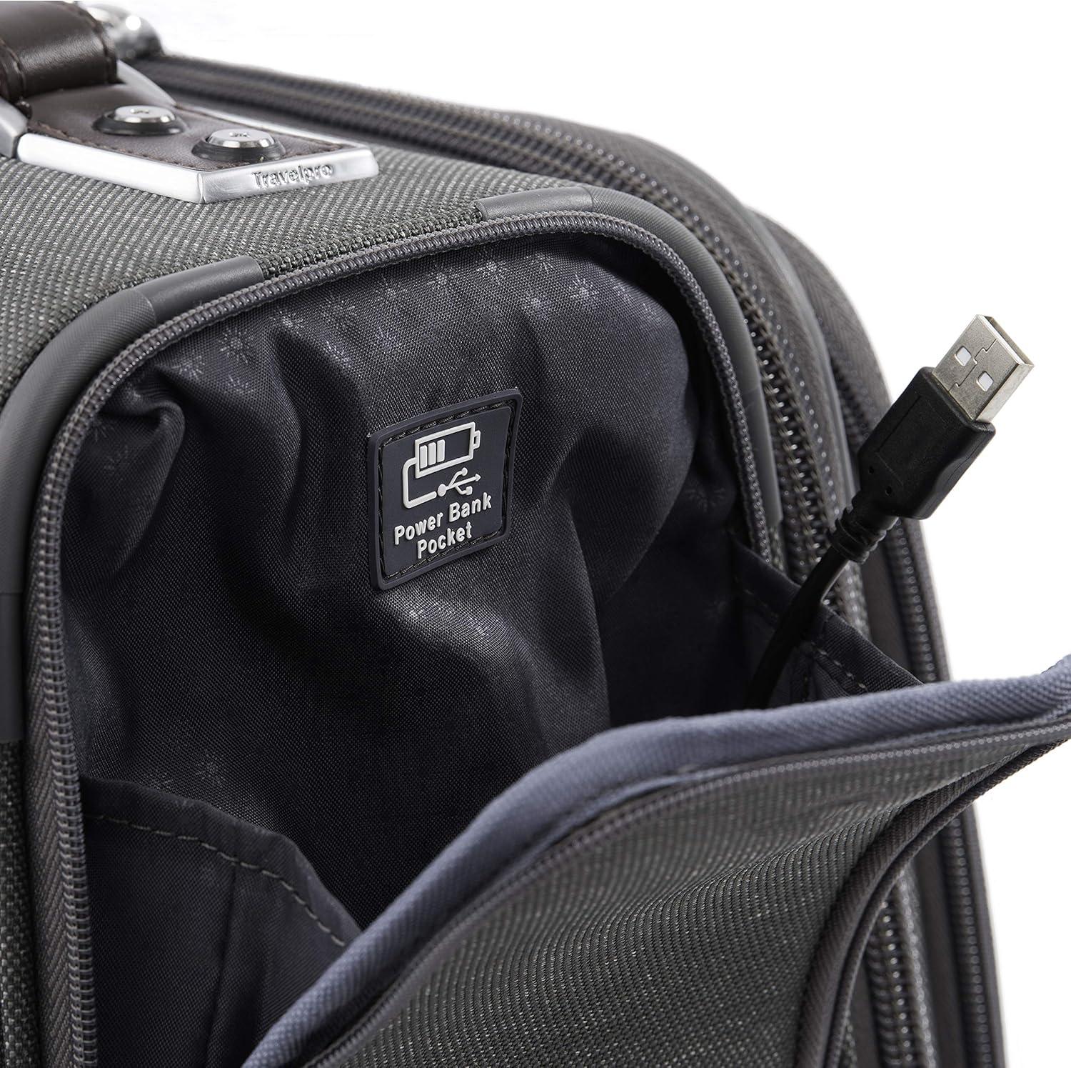 imageTravelpro Platinum Elite Underseat Spinner Tote Bag with USB PortVintage Grey