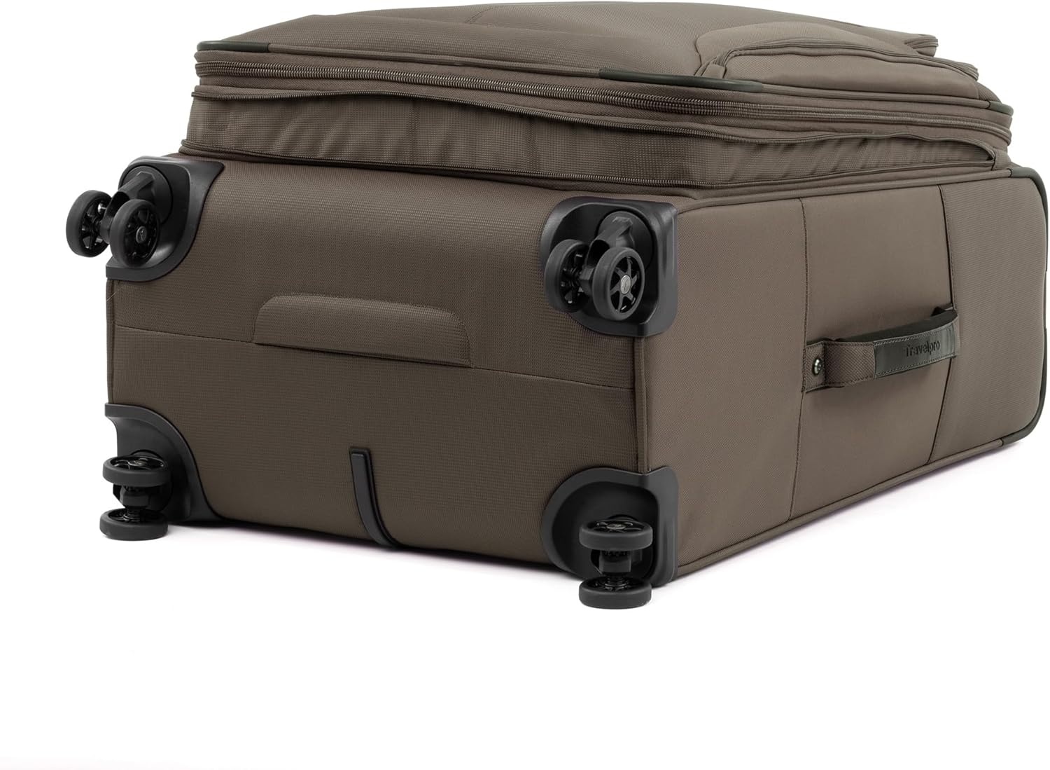 image:imageTravelpro Tourlite Softside 25 Expandable Luggage with 4 Spinner Wheels Lightweight Suitcase Checked Medium Espresso Brown