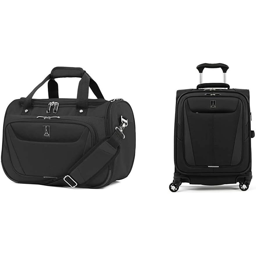 image:imageTravelpro Luggage Maxlite 5 18 Lightweight Carryon Under Seat Tote Travel Black One Size Luggage International CarryOn 19 Black