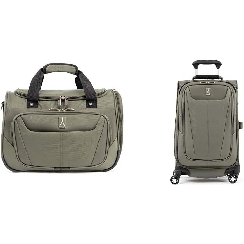 image:imageTravelpro Luggage Maxlite 5 18 Lightweight Carryon Under Seat Tote Travel Slate Green One Size with Carryon 21 Expandable Softside Luggage Slate Green 21Inch