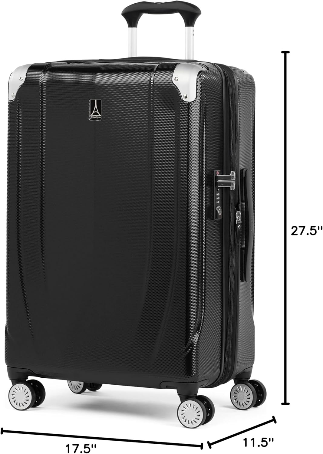 image:imageTravelpro Pathways 3 Hardside Expandable Luggage 8 Spinner Wheels Lightweight Hard Shell Suitcase 2 Piece Set 2125 ChampagneBlack Knight
