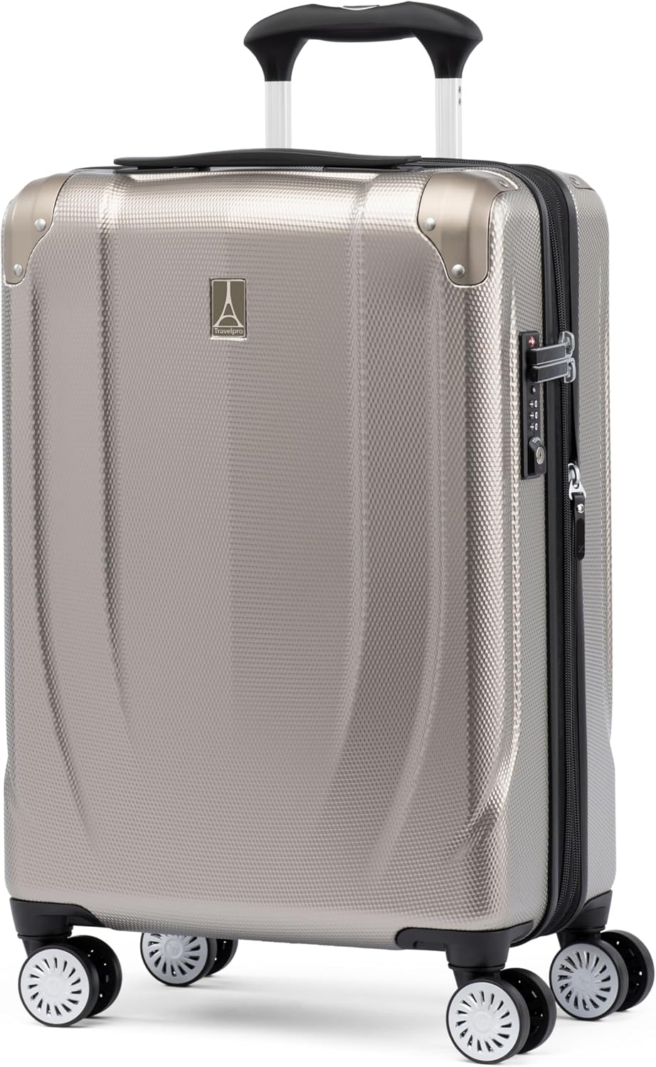 image:imageTravelpro Pathways 3 Hardside Expandable Luggage 8 Spinner Wheels Lightweight Hard Shell Suitcase 2 Piece Set 2125 ChampagneChampagne