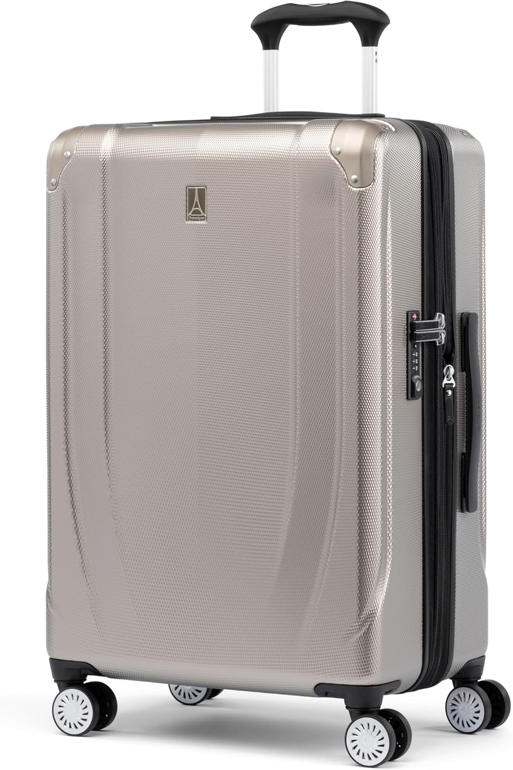 image:imageTravelpro Pathways 3 Hardside Expandable Luggage 8 Spinner Wheels Lightweight Hard Shell Suitcase 2 Piece Set 2125 ChampagneChampagne