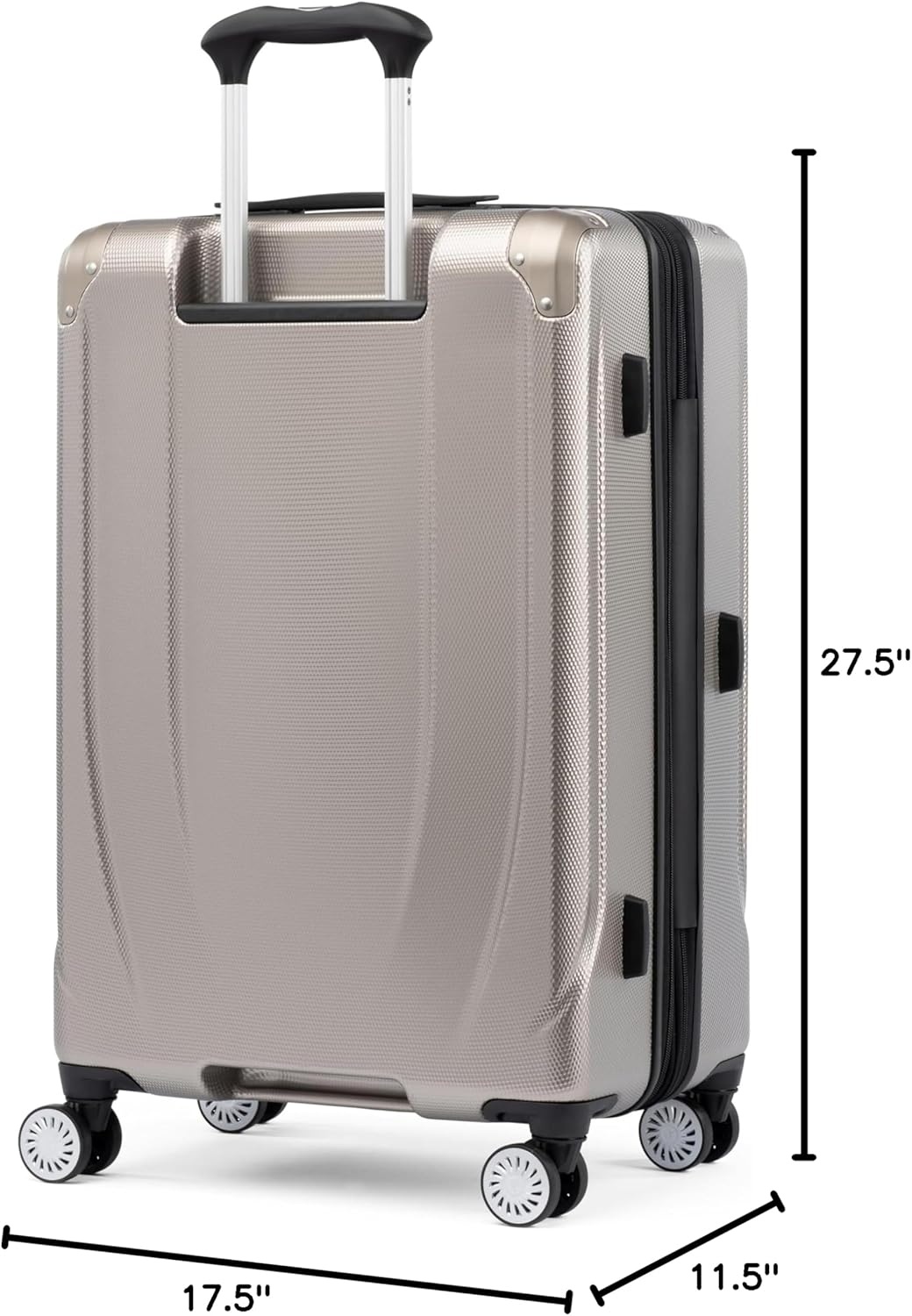 image:imageTravelpro Pathways 3 Hardside Expandable Luggage 8 Spinner Wheels Lightweight Hard Shell Suitcase 2 Piece Set 2125 ChampagneChampagne