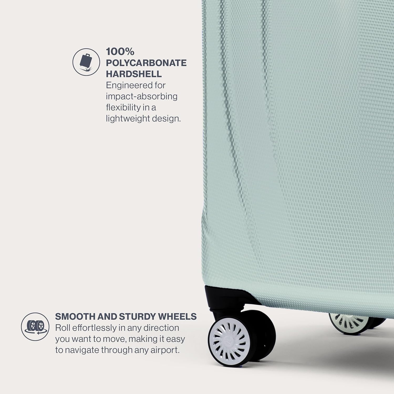 image:imageTravelpro Pathways 3 Hardside Expandable Luggage 8 Spinner Wheels Lightweight Hard Shell Suitcase 2 Piece Set 2125 ChampagneCloud Grey