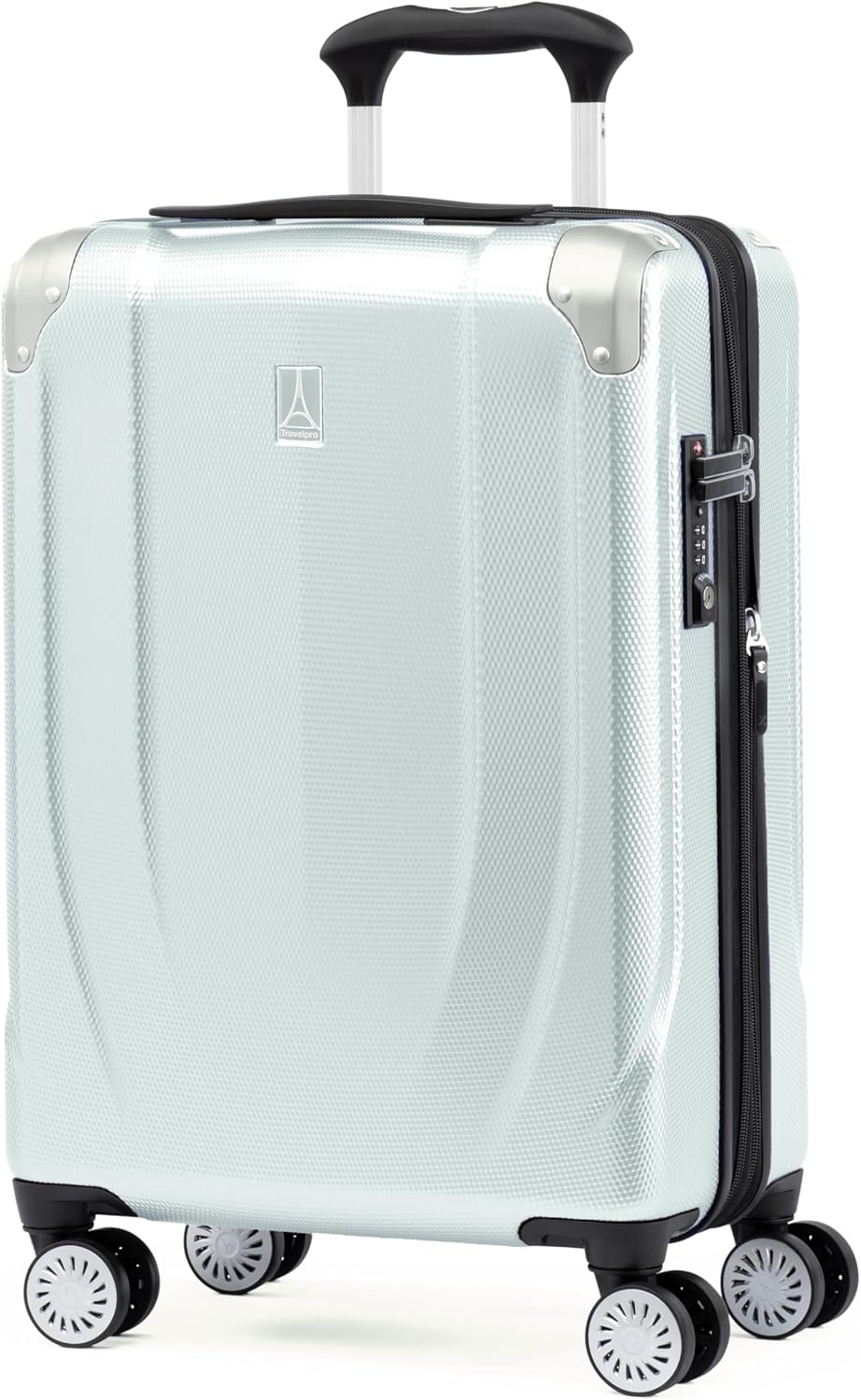 image:imageTravelpro Pathways 3 Hardside Expandable Luggage 8 Spinner Wheels Lightweight Hard Shell Suitcase 2 Piece Set 2125 ChampagneCloud Grey