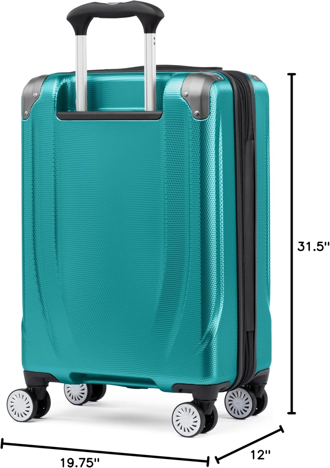 image:imageTravelpro Pathways 3 Hardside Expandable Luggage 8 Spinner Wheels Lightweight Hard Shell Suitcase 2 Piece Set 2125 ChampagneKayak Teal