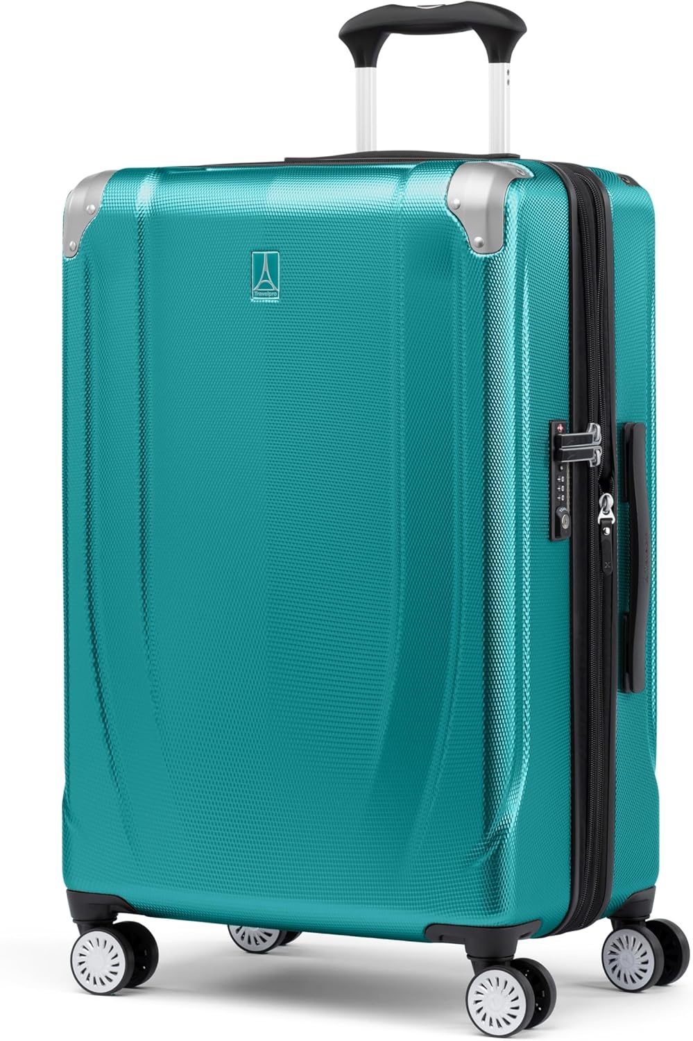 image:imageTravelpro Pathways 3 Hardside Expandable Luggage 8 Spinner Wheels Lightweight Hard Shell Suitcase 2 Piece Set 2125 ChampagneKayak Teal