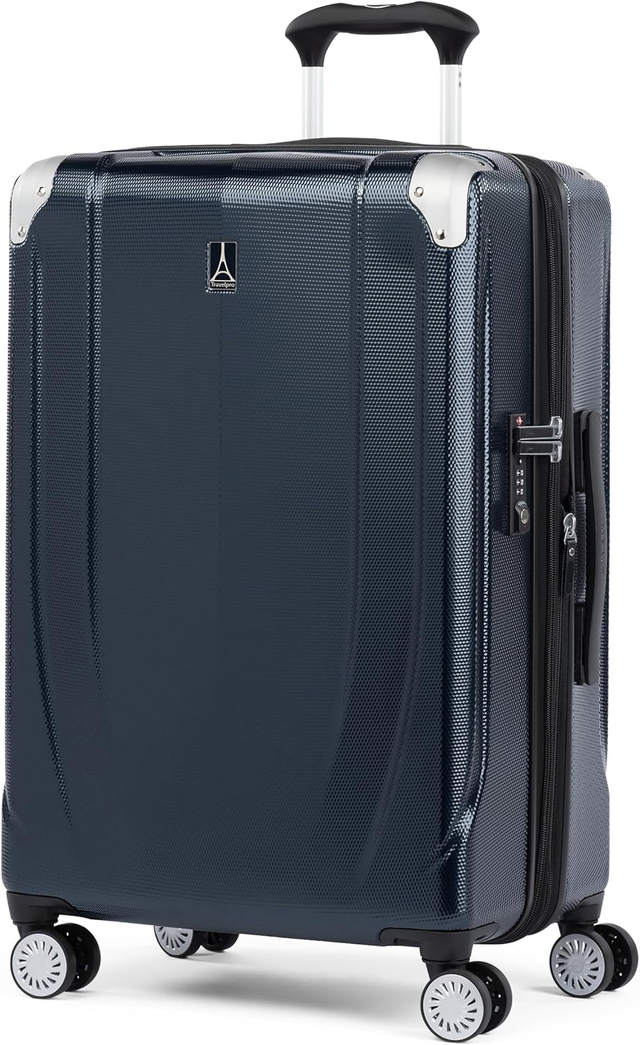 image:imageTravelpro Pathways 3 Hardside Expandable Luggage 8 Spinner Wheels Lightweight Hard Shell Suitcase 2 Piece Set 2125 ChampagneRoyal Blue