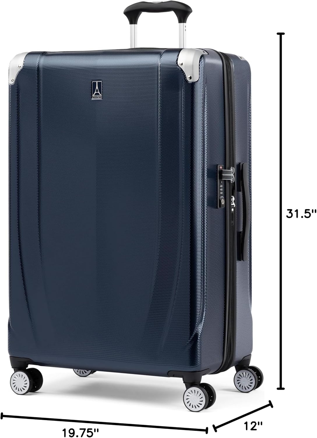 image:imageTravelpro Pathways 3 Hardside Expandable Luggage 8 Spinner Wheels Lightweight Hard Shell Suitcase 2 Piece Set 2125 ChampagneRoyal Blue