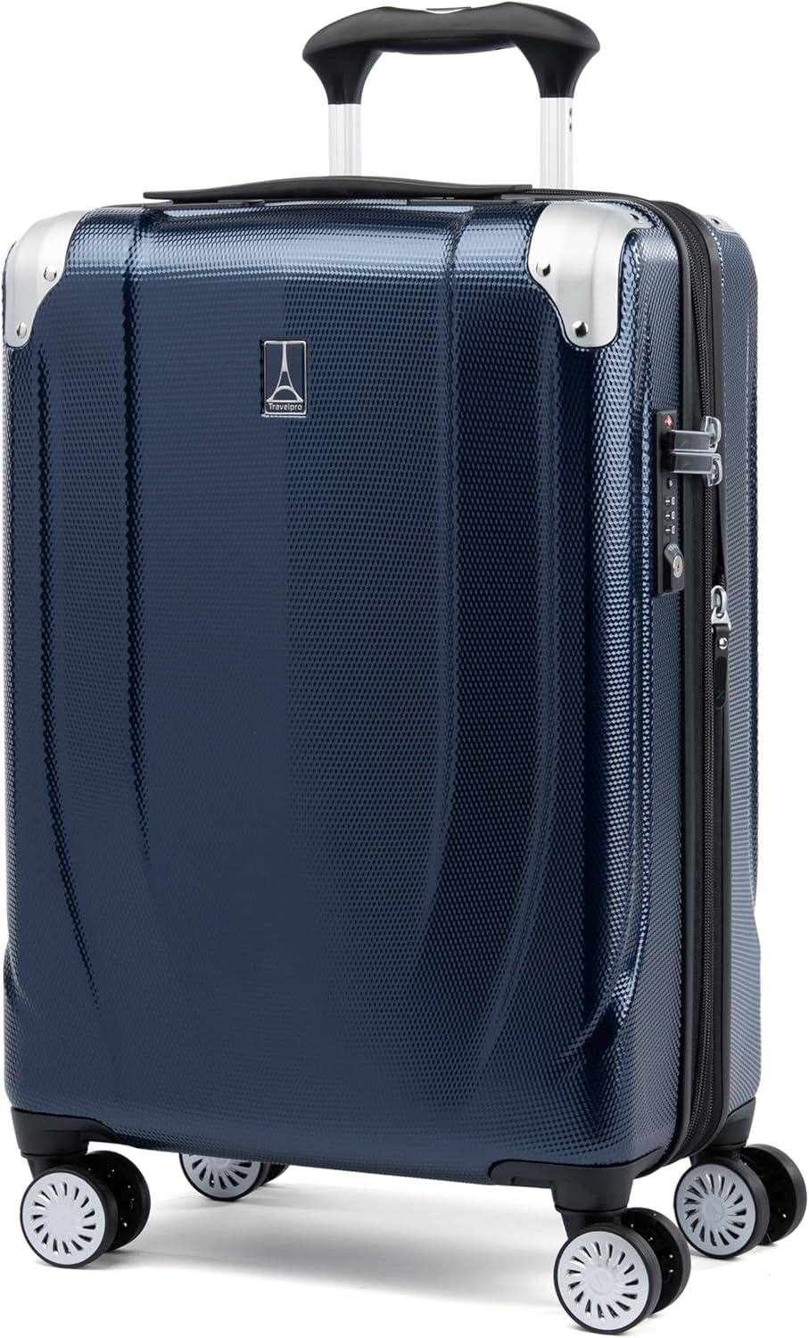 image:imageTravelpro Pathways 3 Hardside Expandable Luggage 8 Spinner Wheels Lightweight Hard Shell Suitcase 2 Piece Set 2125 ChampagneRoyal Blue