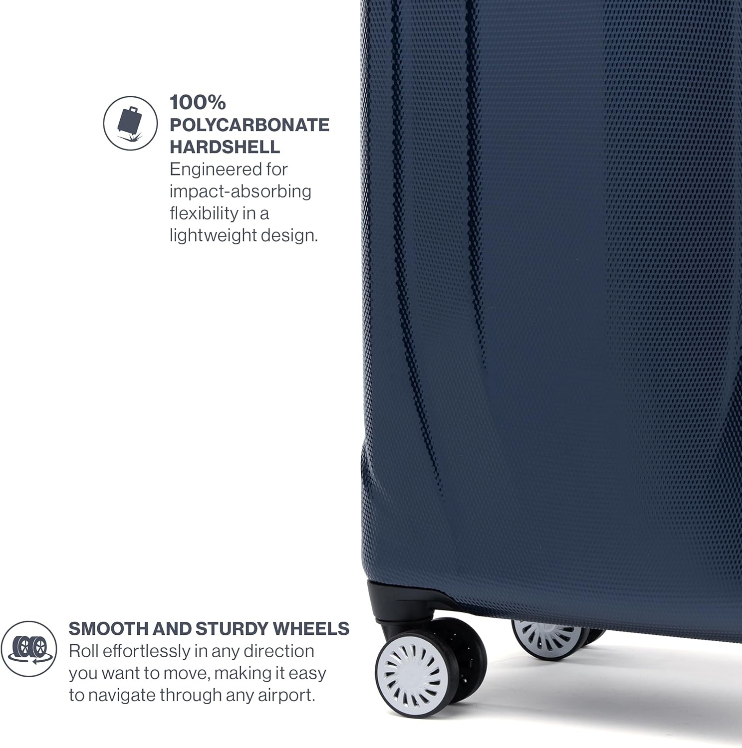 image:imageTravelpro Pathways 3 Hardside Expandable Luggage 8 Spinner Wheels Lightweight Hard Shell Suitcase 2 Piece Set 2125 ChampagneRoyal Blue
