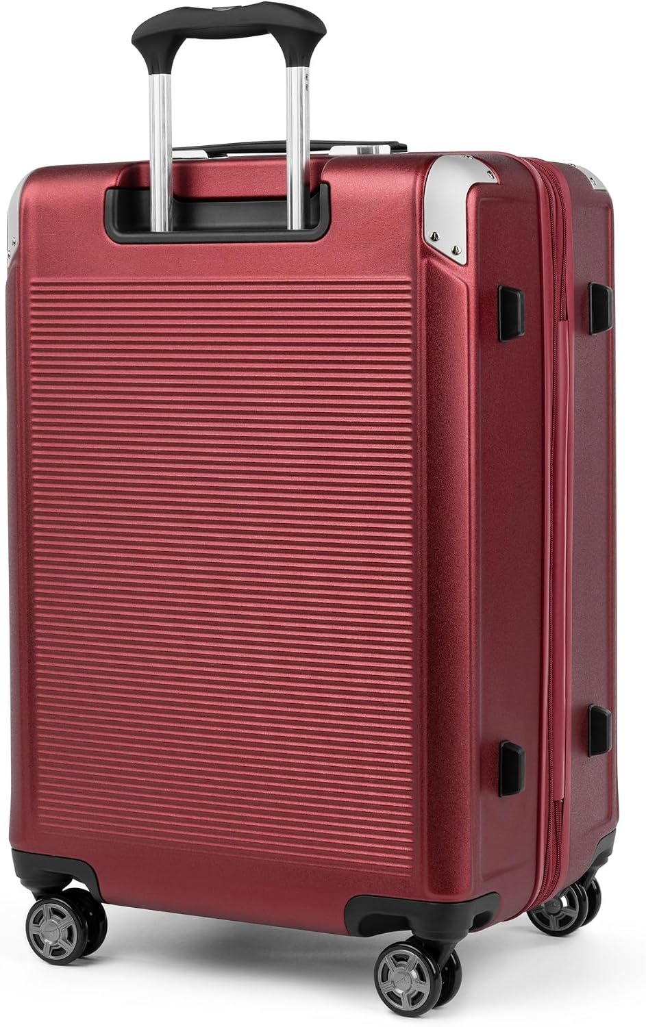image:imageTravelpro Platinum Elite Hardside Expandable Spinner Wheel Luggage TSA Lock Hard Shell Polycarbonate Suitcase Cream White Carryon 21InchDaring Red