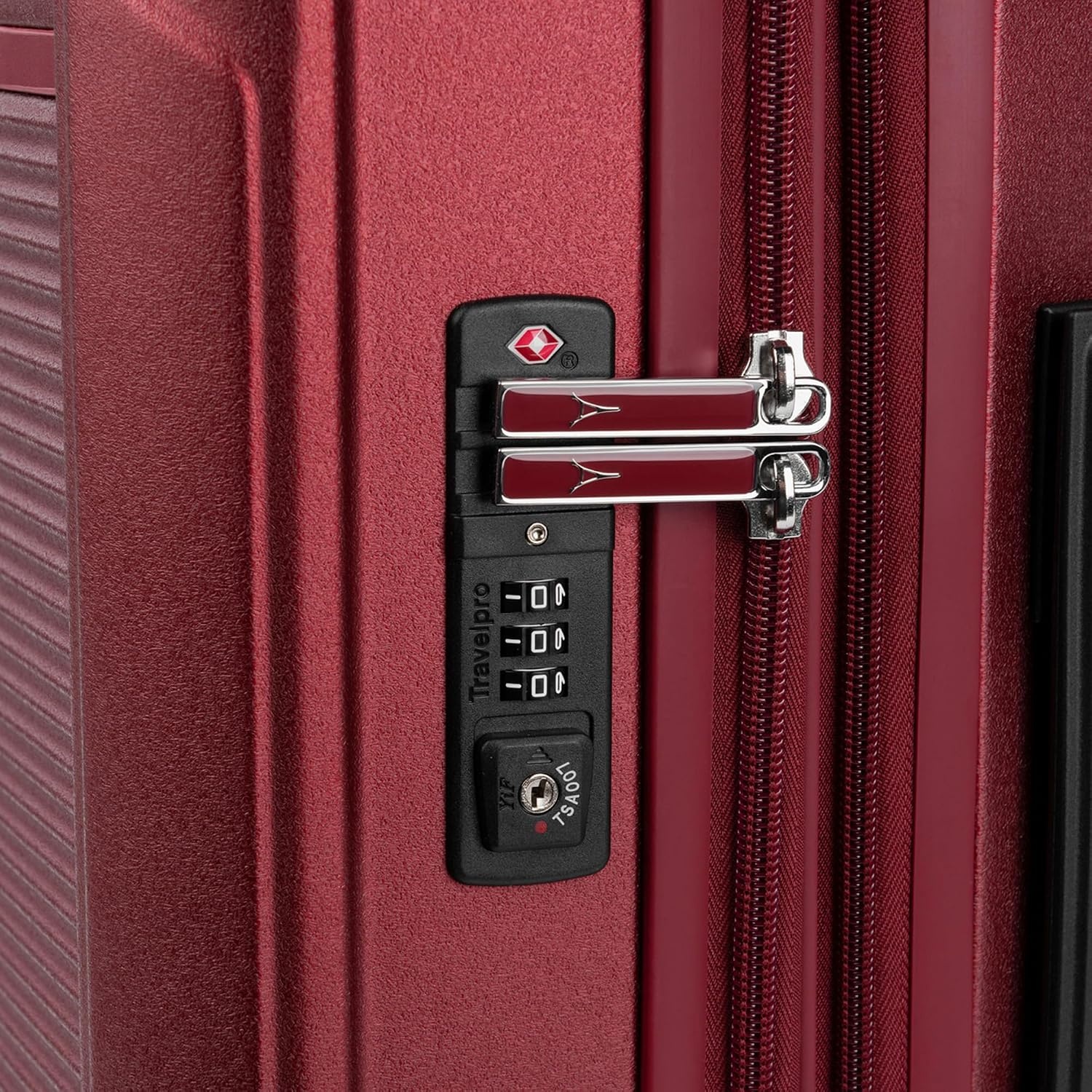 image:imageTravelpro Platinum Elite Hardside Expandable Spinner Wheel Luggage TSA Lock Hard Shell Polycarbonate Suitcase Cream White Carryon 21InchDaring Red