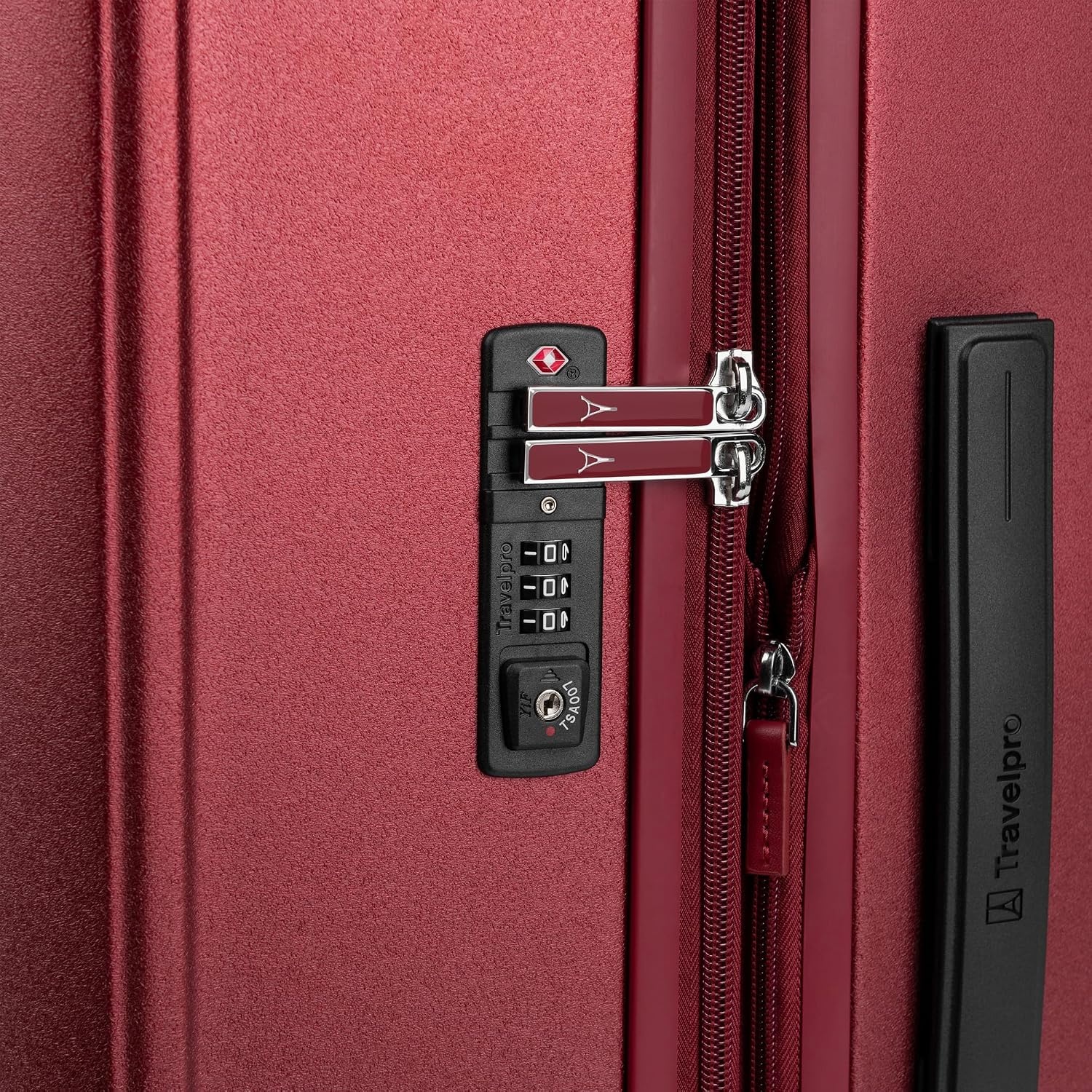image:imageTravelpro Platinum Elite Hardside Expandable Spinner Wheel Luggage TSA Lock Hard Shell Polycarbonate Suitcase Cream White Carryon 21InchDaring Red