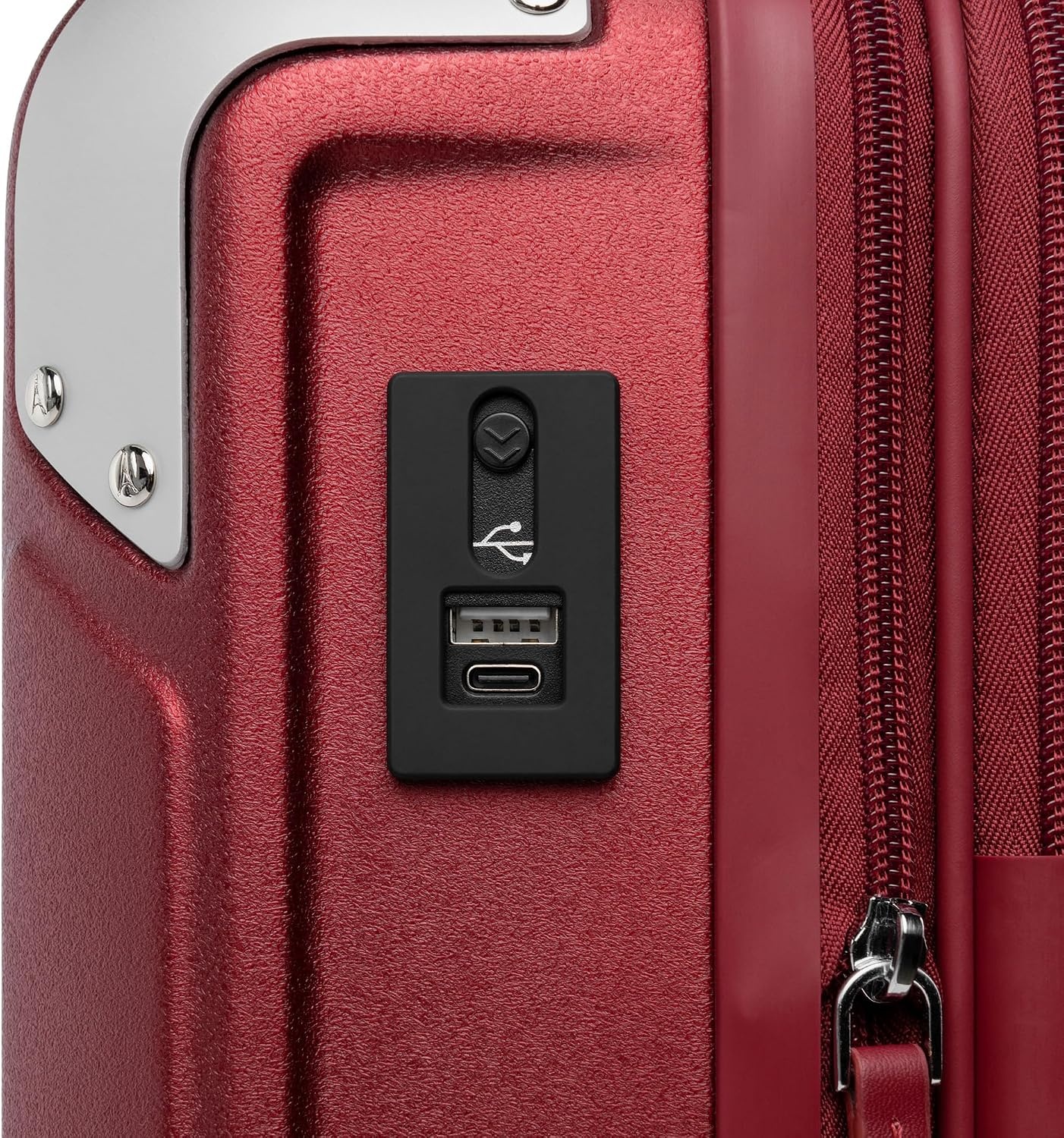 image:imageTravelpro Platinum Elite Hardside Expandable Spinner Wheel Luggage TSA Lock Hard Shell Polycarbonate Suitcase Cream White Carryon 21InchDaring Red