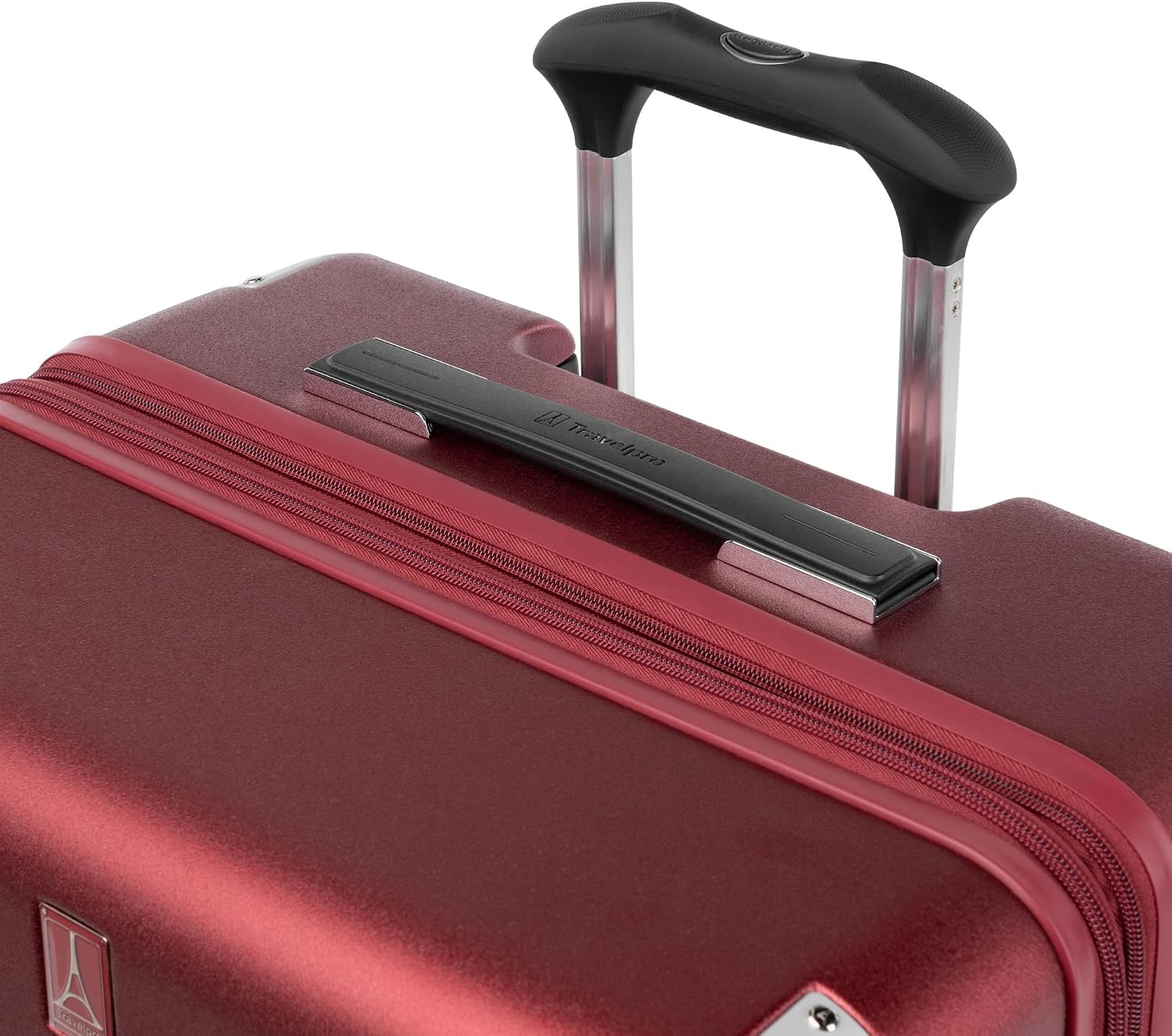image:imageTravelpro Platinum Elite Hardside Expandable Spinner Wheel Luggage TSA Lock Hard Shell Polycarbonate Suitcase Cream White Carryon 21InchDaring Red