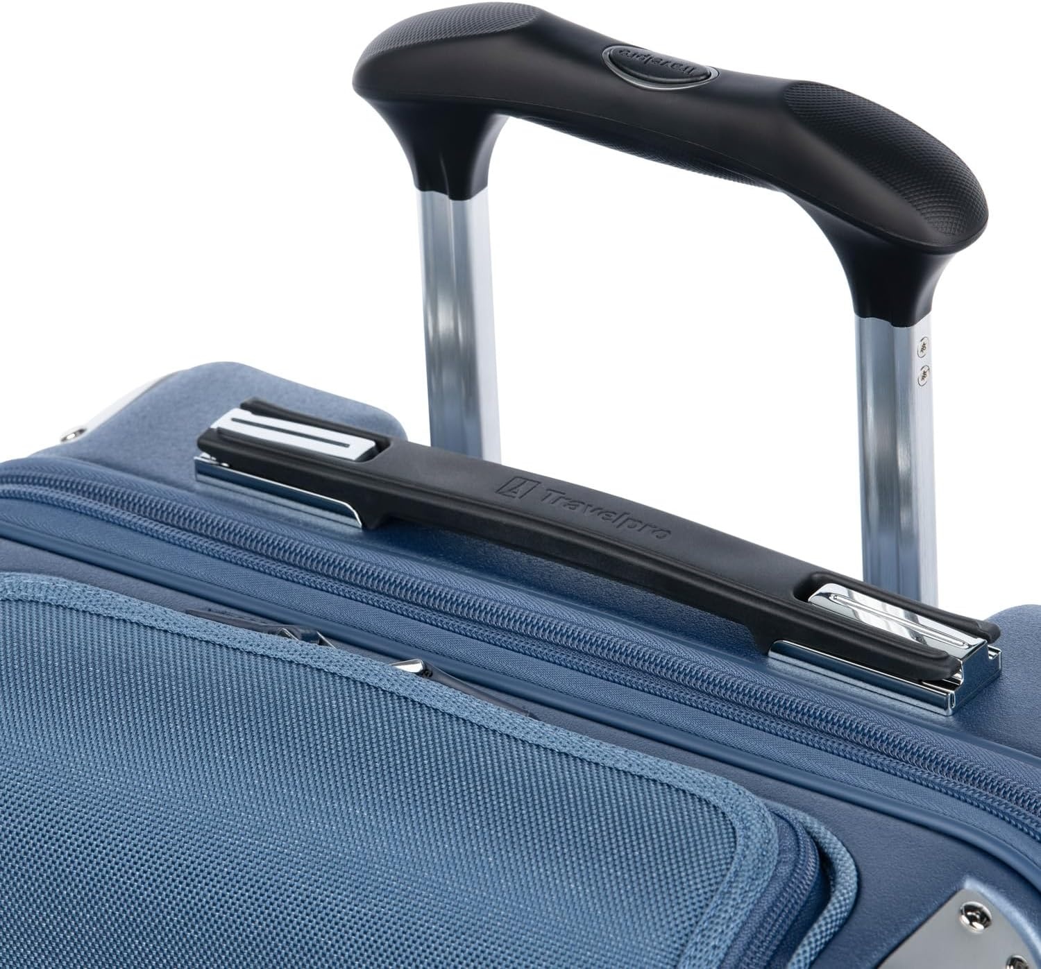 image:imageTravelpro Platinum Elite Hardside Expandable Spinner Wheel Luggage TSA Lock Hard Shell Polycarbonate Suitcase Cream White Carryon 21InchDark Sky Blue