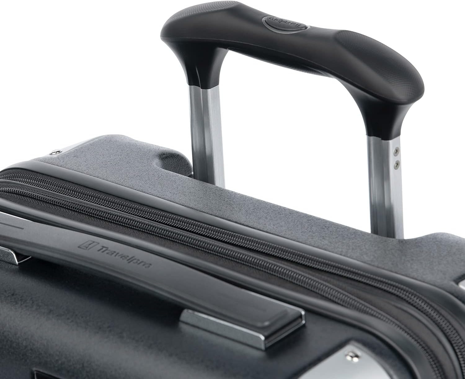image:imageTravelpro Platinum Elite Hardside Expandable Spinner Wheel Luggage TSA Lock Hard Shell Polycarbonate Suitcase Cream White Carryon 21InchShadow Black