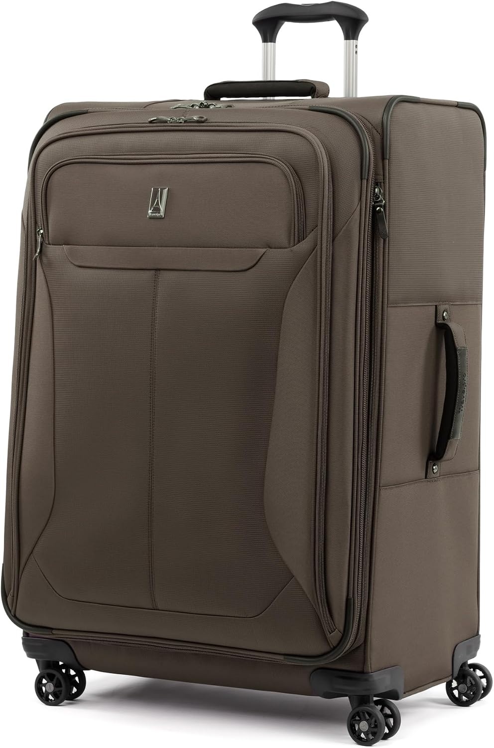image:imageTravelpro Tourlite Softside 3Piece Set Expandable Luggage 4 Spinner Wheels Lightweight Suitcase 21 CarryOn 25 Checked Medium 29 Check Large Espresso BrownEspresso