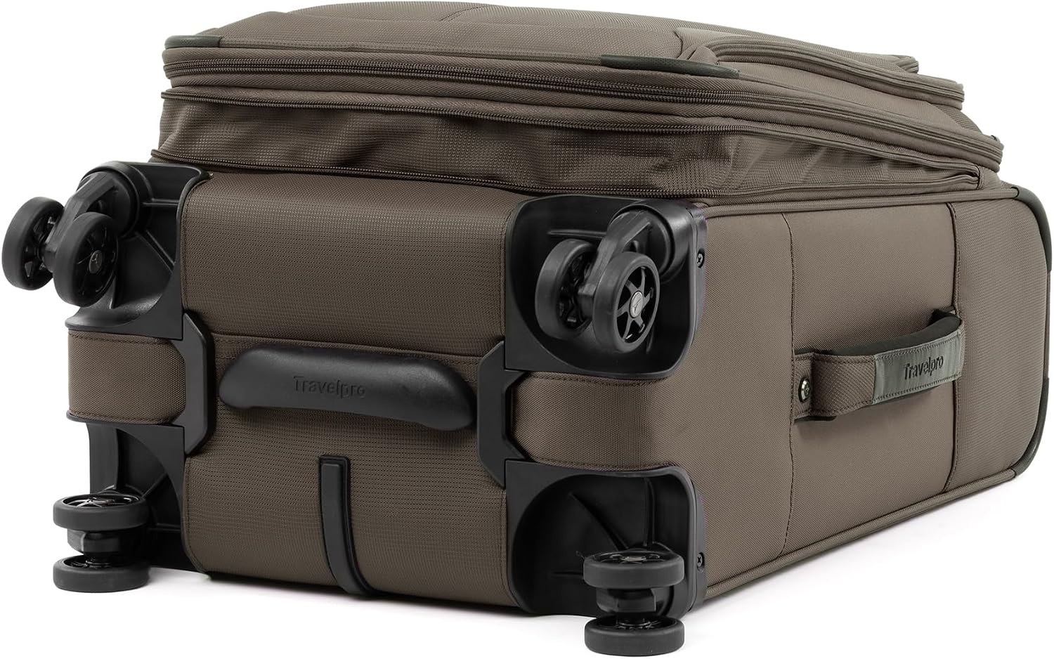 image:imageTravelpro Tourlite Softside 3Piece Set Expandable Luggage 4 Spinner Wheels Lightweight Suitcase 21 CarryOn 25 Checked Medium 29 Check Large Espresso BrownEspresso