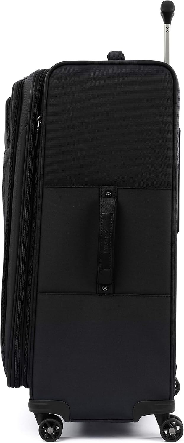 image:imageTravelpro Tourlite Softside 3Piece Set Expandable Luggage 4 Spinner Wheels Lightweight Suitcase 21 CarryOn 25 Checked Medium 29 Check Large Espresso BrownBlack