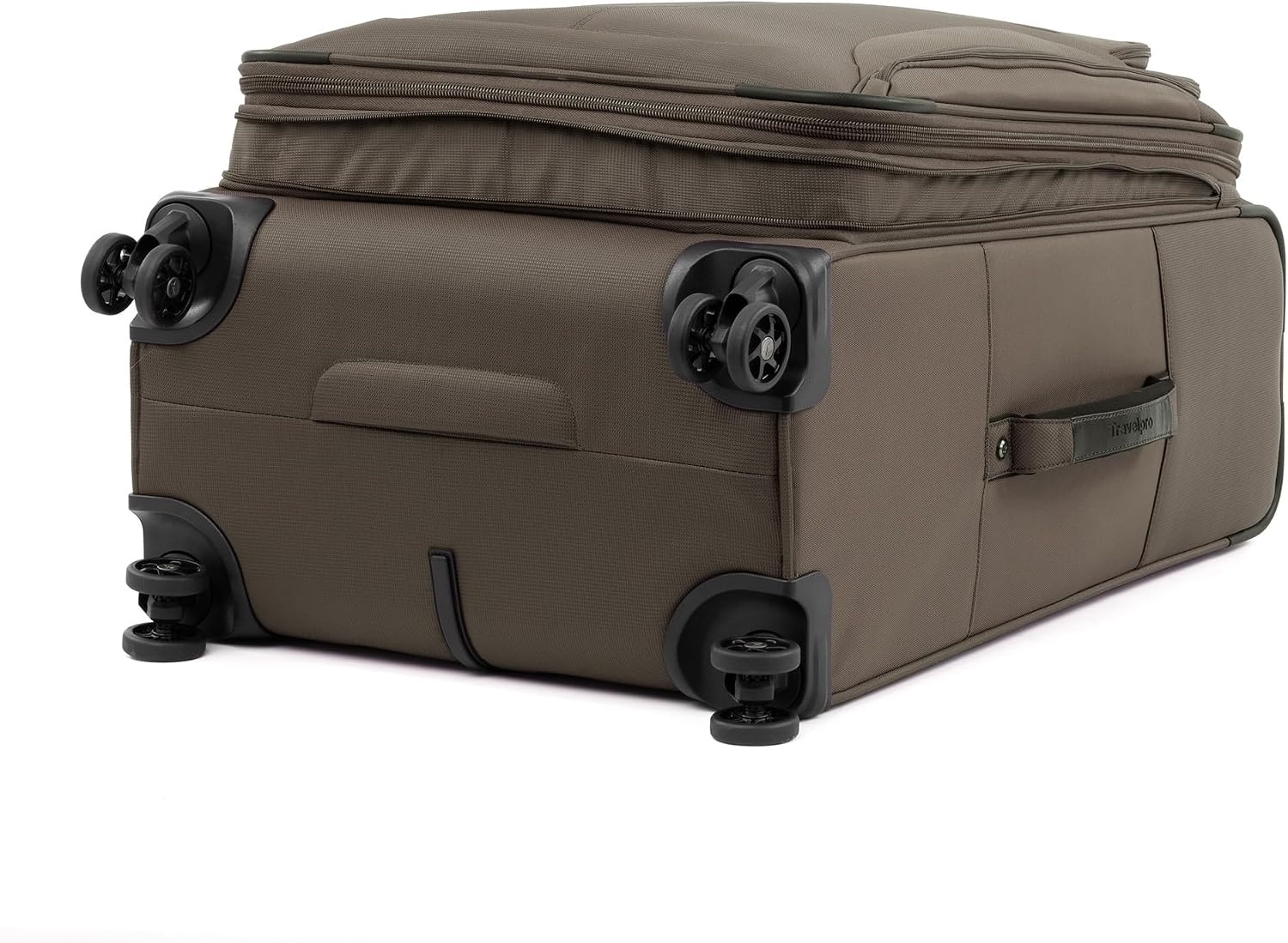 image:imageTravelpro Tourlite Softside 3Piece Set Expandable Luggage 4 Spinner Wheels Lightweight Suitcase 21 CarryOn 25 Checked Medium 29 Check Large Espresso BrownEspresso