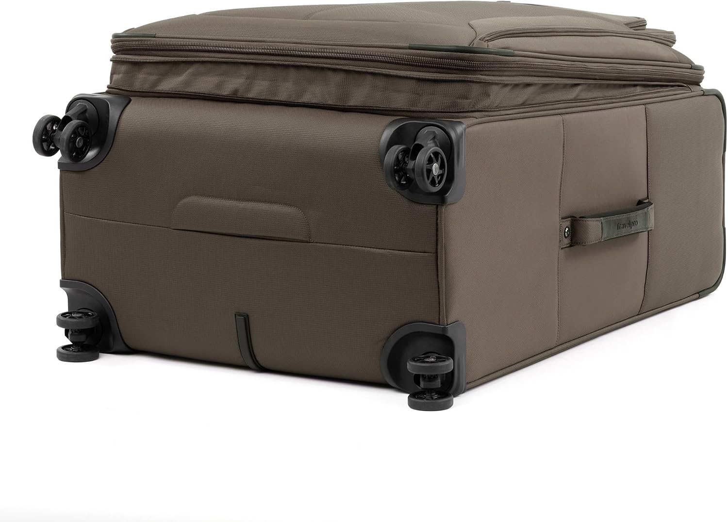 image:imageTravelpro Tourlite Softside 3Piece Set Expandable Luggage 4 Spinner Wheels Lightweight Suitcase 21 CarryOn 25 Checked Medium 29 Check Large Espresso BrownEspresso