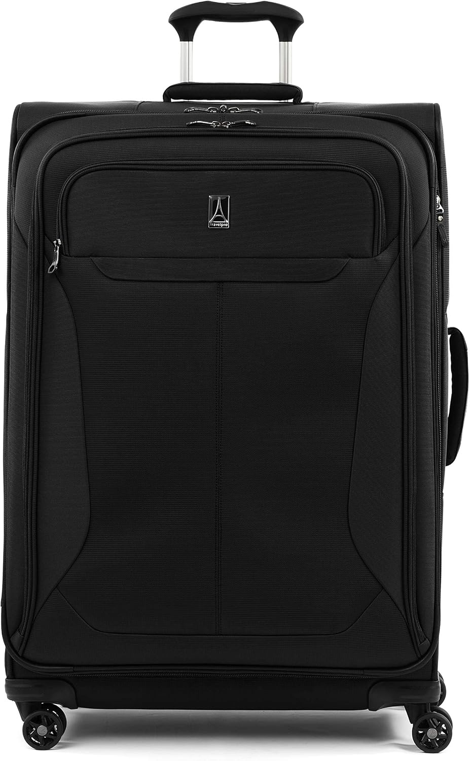 image:imageTravelpro Tourlite Softside 3Piece Set Expandable Luggage 4 Spinner Wheels Lightweight Suitcase 21 CarryOn 25 Checked Medium 29 Check Large Espresso BrownBlack
