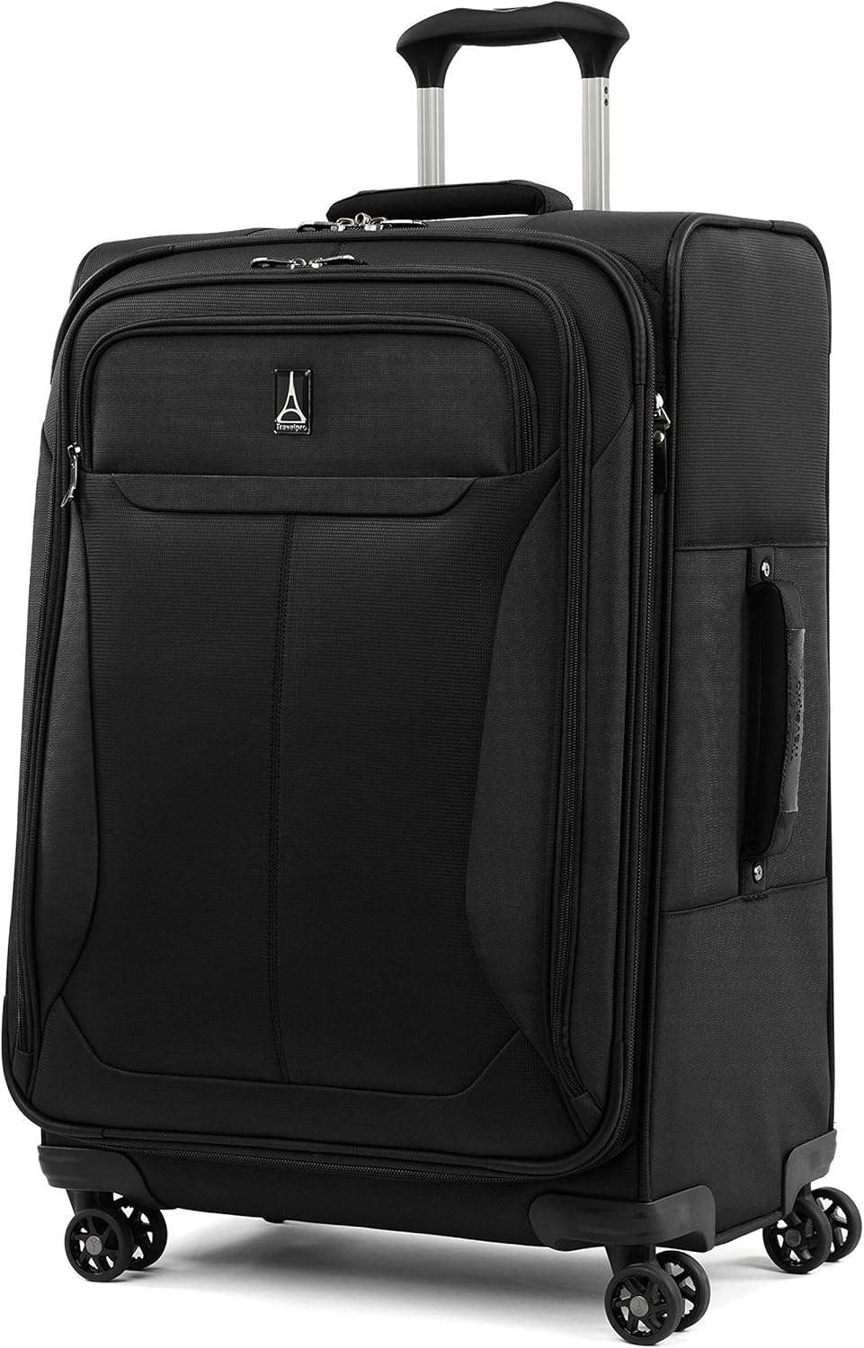 image:imageTravelpro Tourlite Softside 3Piece Set Expandable Luggage 4 Spinner Wheels Lightweight Suitcase 21 CarryOn 25 Checked Medium 29 Check Large Espresso BrownBlack