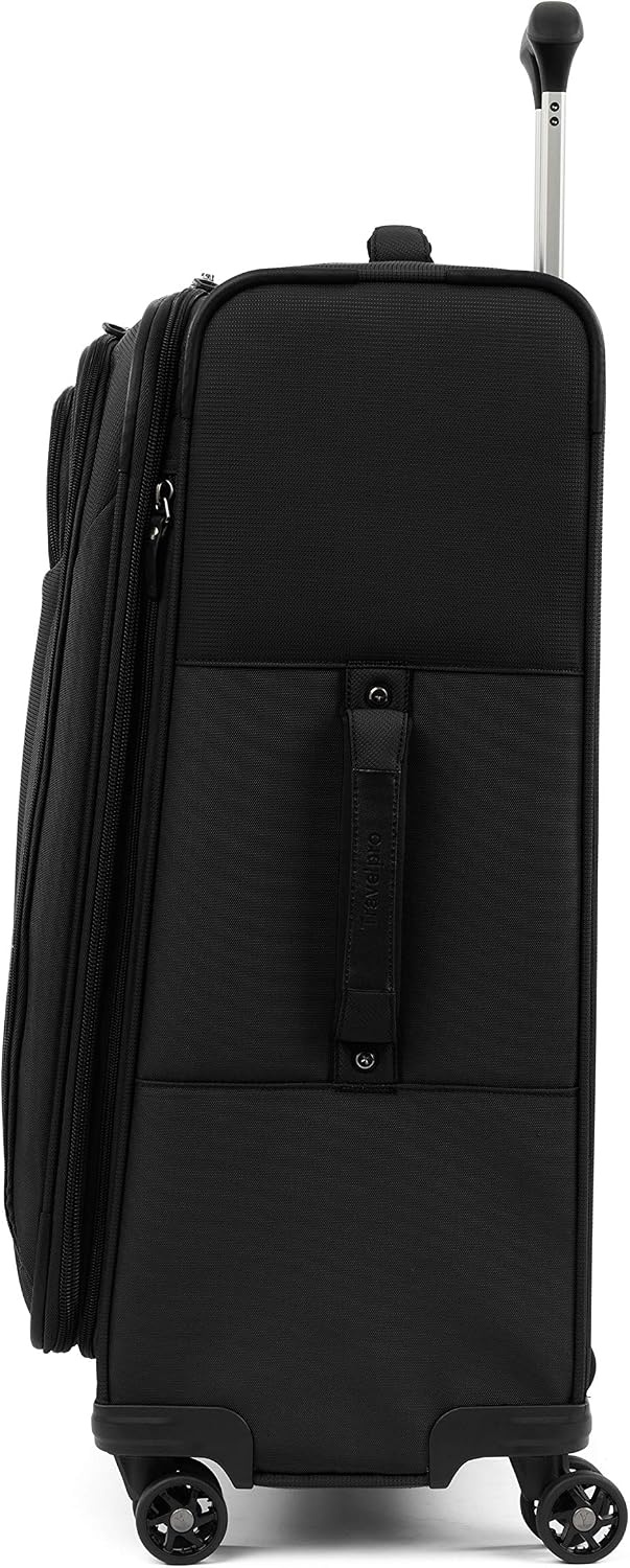 image:imageTravelpro Tourlite Softside 3Piece Set Expandable Luggage 4 Spinner Wheels Lightweight Suitcase 21 CarryOn 25 Checked Medium 29 Check Large Espresso BrownBlack